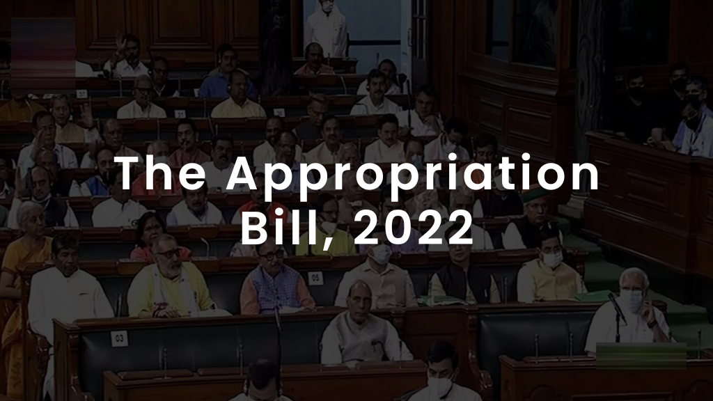 The Appropriation Bill 2022