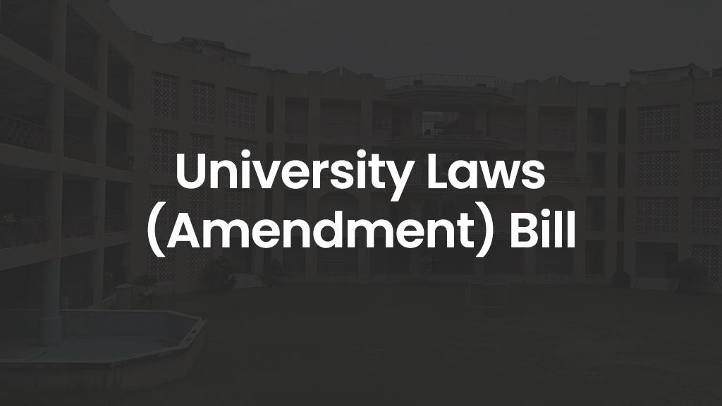 University Laws (Amendment) Bill